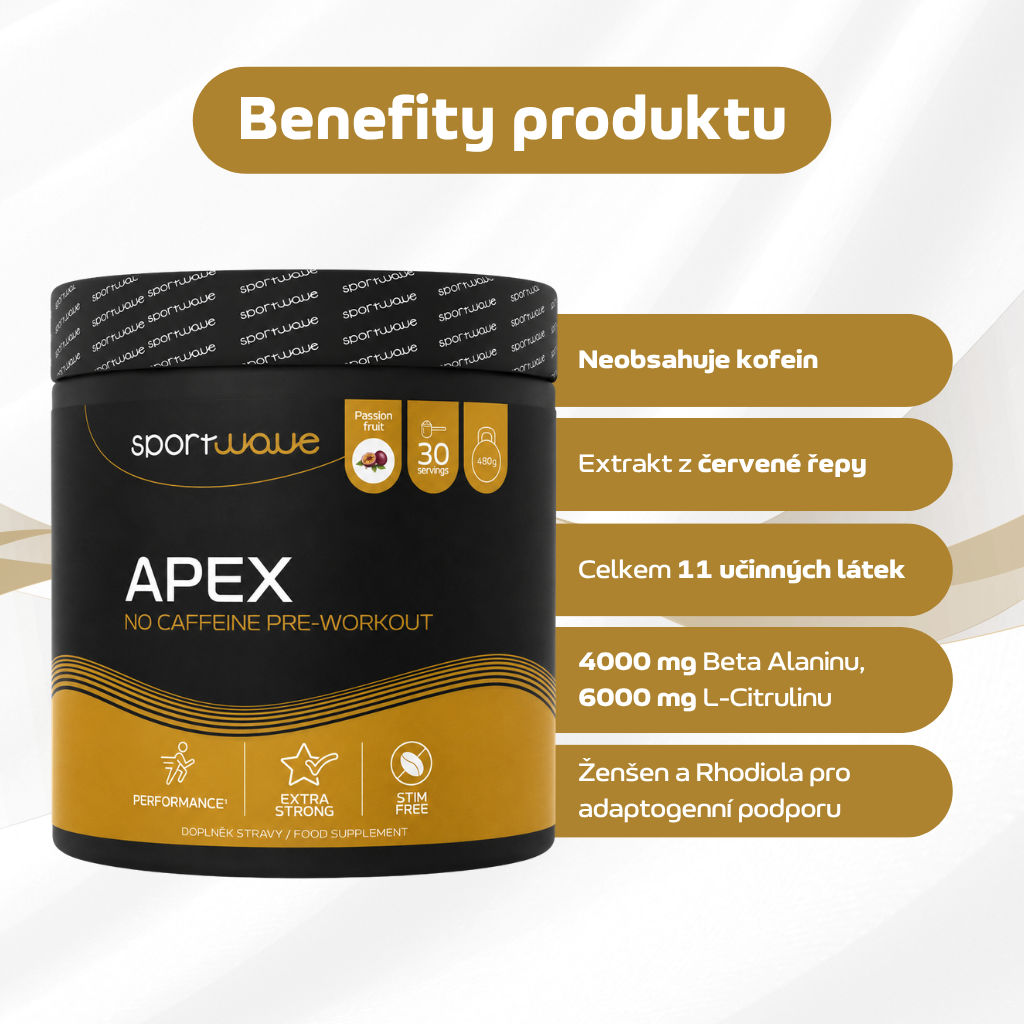 Apex No Caffeine Preworkout  - složení